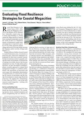 Evaluating Flood Resilience Strategies for Coastal Megacitie