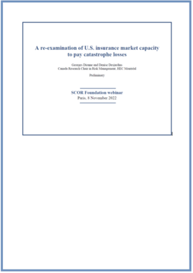 A re-examination of US insurance market