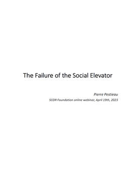 Failure_Social_Elevator_SCOR_Cover