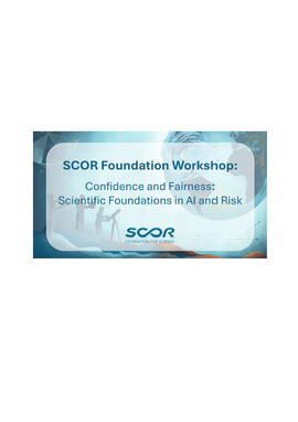SCOR Foundation Workshop Presentations May 15, 2025