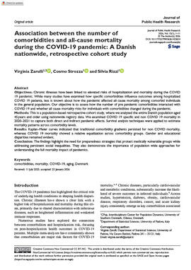 Association between the number of comorbidities and all-cause mortality during the COVID-19 pandemic: A Danish nationwide, retrospective cohort study
